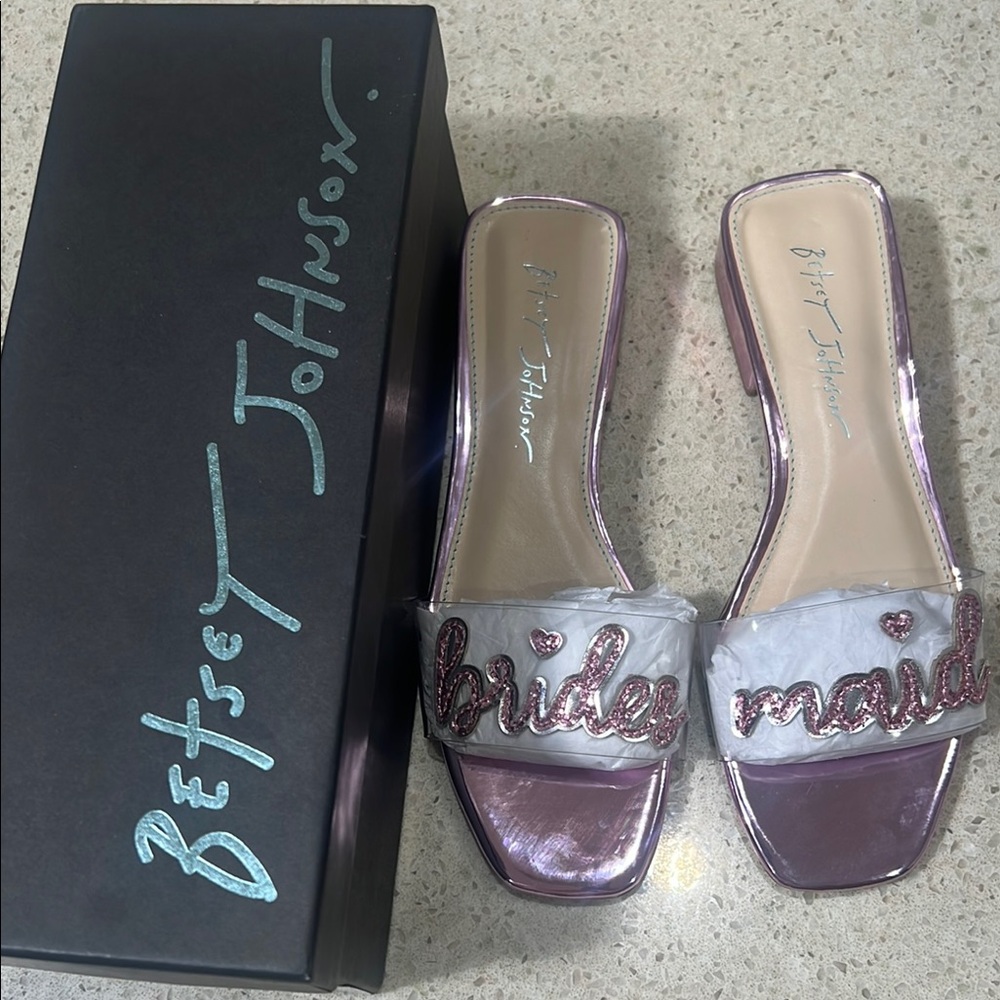 Betsey Johnson Pink Bridesmaid Women's Shoes NWB